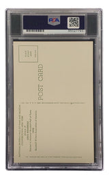 Lou Boudreau Signed 4x6 Cleveland HOF Plaque Card PSA/DNA 85027793 - Sports Integrity