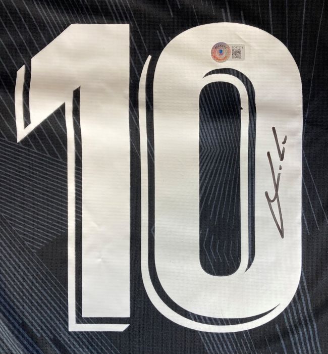 Luka Modric Signed Real Madrid Black Adidas Soccer Jersey BAS
