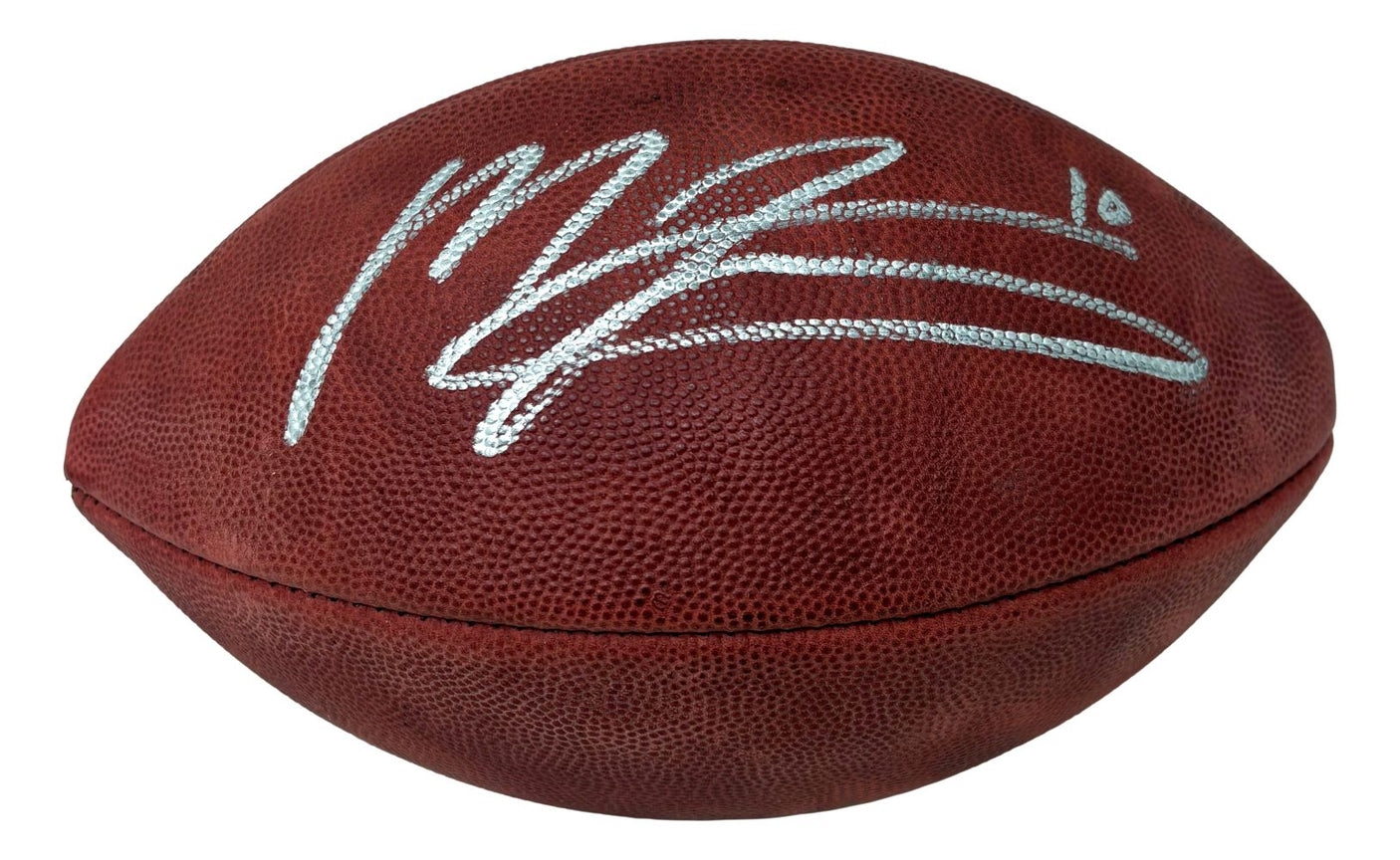 Mac Jones San Francisco 49ers Signed Wilson NFL Duke Football BAS