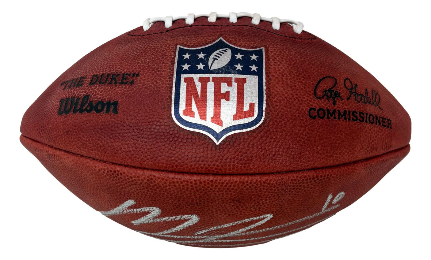Mac Jones San Francisco 49ers Signed Wilson NFL Duke Football BAS