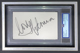 Madonna Signed Framed Cut Signature w/ 11x14 Photo PSA