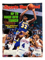 Magic Johnson Lakers Signed Sports Illustrated Magazine Mar 5 1984 BAS