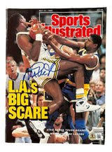 Magic Johnson Lakers Signed Sports Illustrated Magazine May 23 1988 BAS