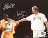 Magic Johnson & Larry Bird Authentic Signed 8x10 Photo