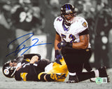 Ravens Ray Lewis Authentic Signed 8x10 Photo