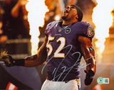 Ravens Ray Lewis Authentic Signed 8x10 Photo