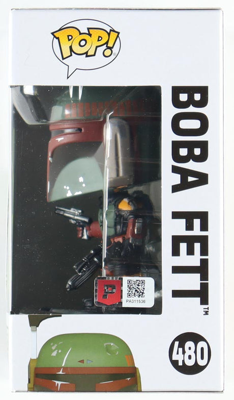 Daniel Logan Signed "Star Wars" Boba Fett #480 Funko Pop! Vinyl Figure Inscribed "Boba Fett" (PA)