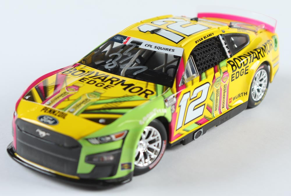 Ryan Blaney Signed 2022 #12 BodyArmor Edge | 1:24 Diecast Car (PA)