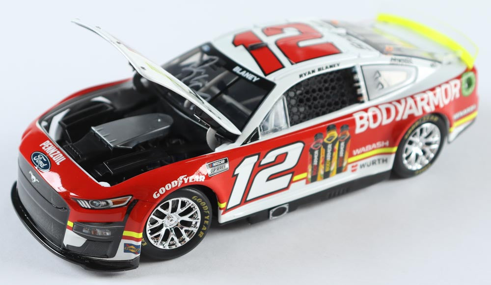 Ryan Blaney Signed 2022 BodyArmor #12 Ford Mustang Diecast | 1:24 Limited Edition