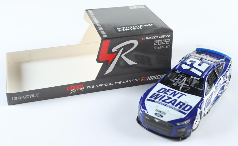 Ryan Blaney Signed 2022 #12 Dent Wizard 1:24 Diecast Car | Limited Edition