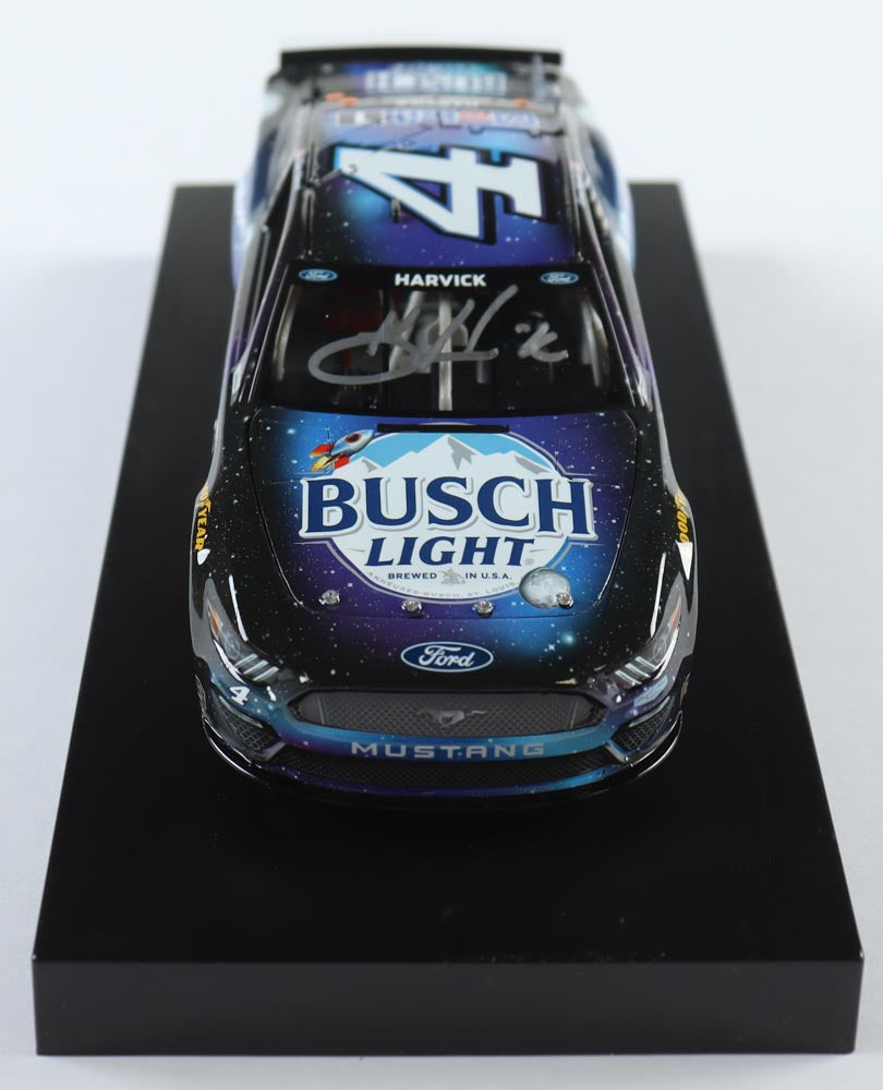 Kevin Harvick Signed 2021 #4 Busch Light I #Buschtothemoon I 1:24 Diecast Car (PA)