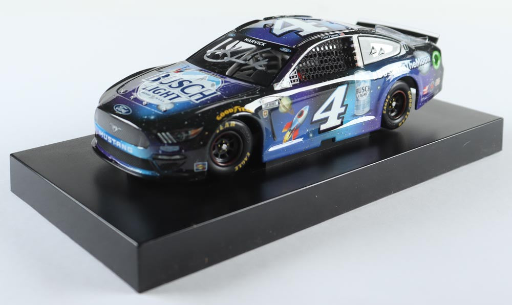 Kevin Harvick Signed 2021 #4 Busch Light I #Buschtothemoon I 1:24 Diecast Car (PA)