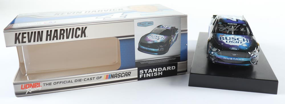 Kevin Harvick Signed 2021 #4 Busch Light I #Buschtothemoon I 1:24 Diecast Car (PA)
