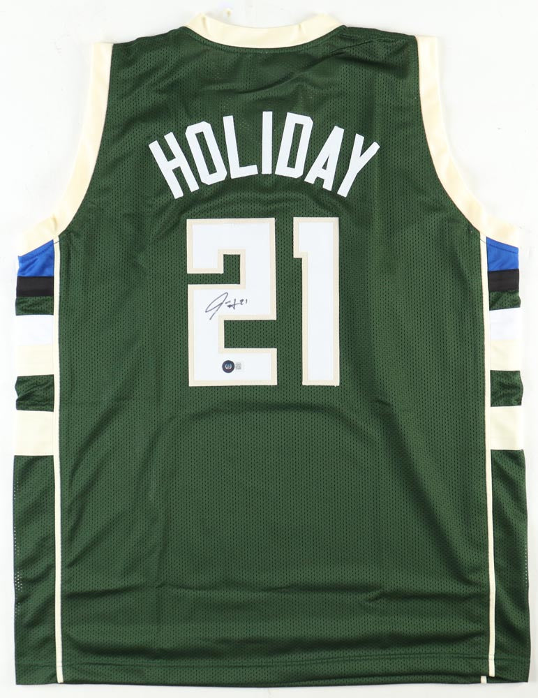 Jrue Holiday Signed Jersey (Beckett)