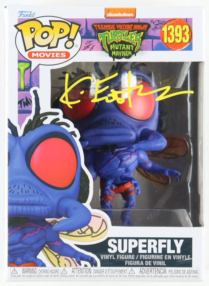 Kevin Eastman Signed "Teenage Mutant Ninja Turtles" Mutant Mayhem #1393 Superfly Funko Pop! Vinyl Figure (PA)