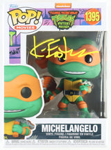 Kevin Eastman Signed "Teenage Mutant Ninja Turtles" Mutant Mayhem #1395 Michelangelo Funko Pop! Vinyl Figure (PA)