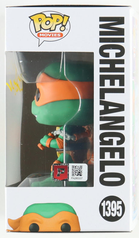 Kevin Eastman Signed "Teenage Mutant Ninja Turtles" Mutant Mayhem #1395 Michelangelo Funko Pop! Vinyl Figure (PA)