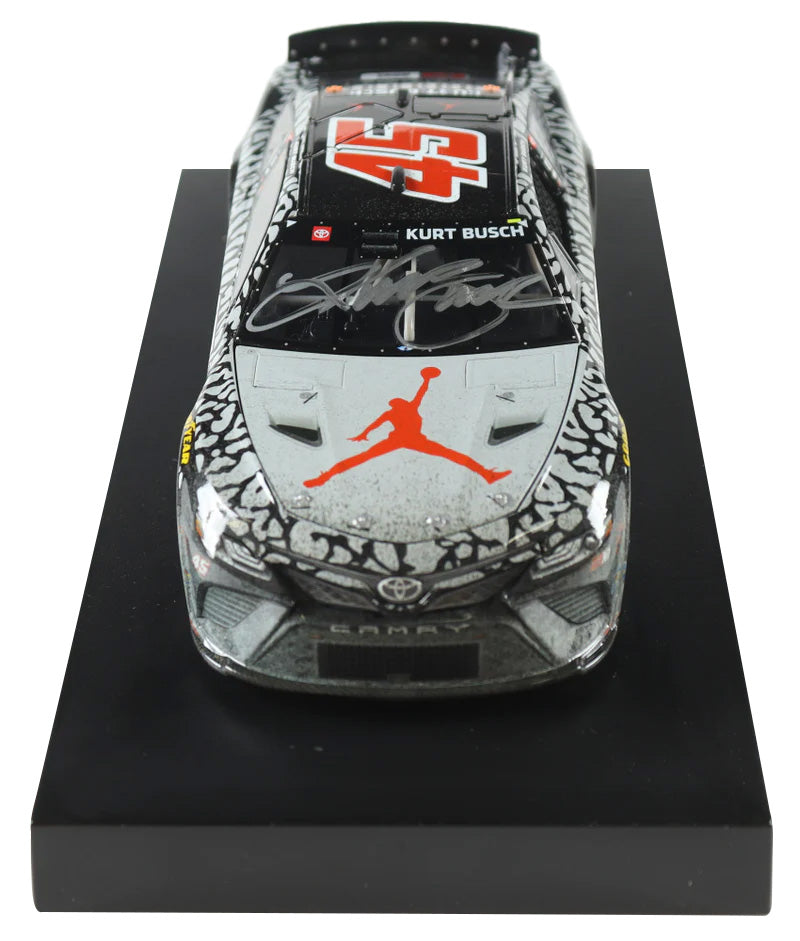 Kurt Busch Signed LE NASCAR #45 Jordan Brand Kansas Win 2022 Camry - 1:24 Premium Action Diecast Car (PA)