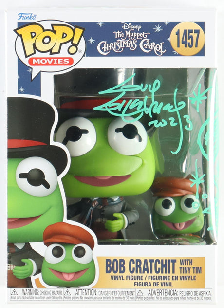 Guy Gilchrist Signed Kermit the Frog "The Muppet Christmas Carol" #1457 Funko Pop! with Hand Drawn Character Sketch (PA)
