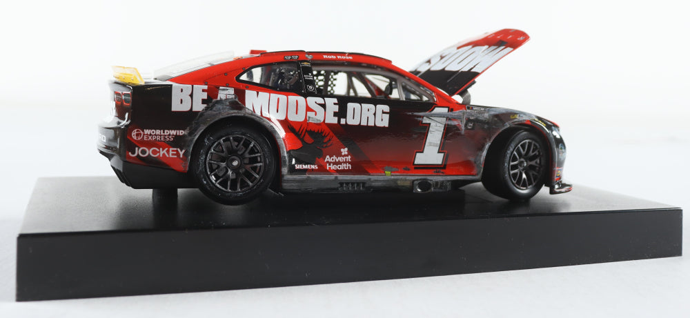 Ross Chastain Signed 2022 #1 Moose Fraternity | Checkers or Wreckers | 1:24 Diecast Car (PA)