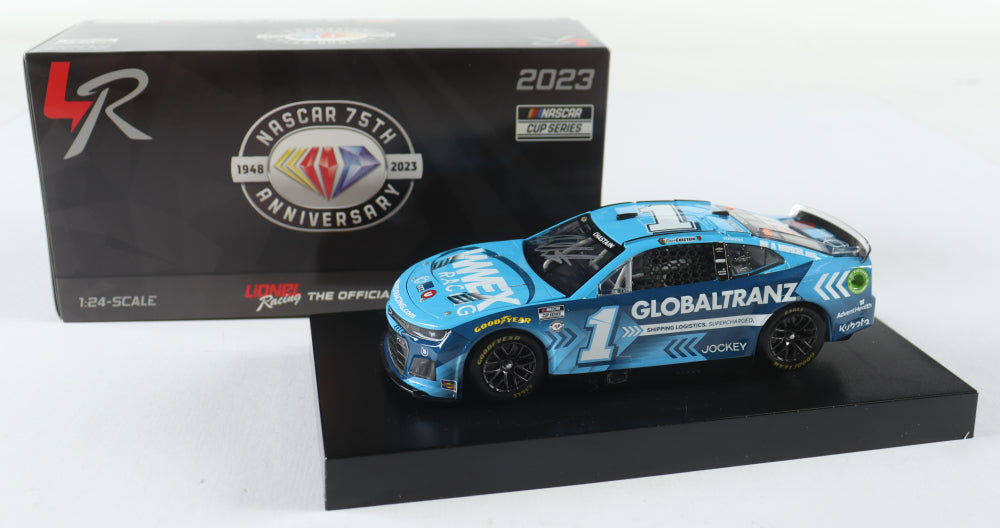 Ross Chastain Signed 2023 #1 Worldwide Express GlobalTranz I 1:24 Diecast Car (PA)