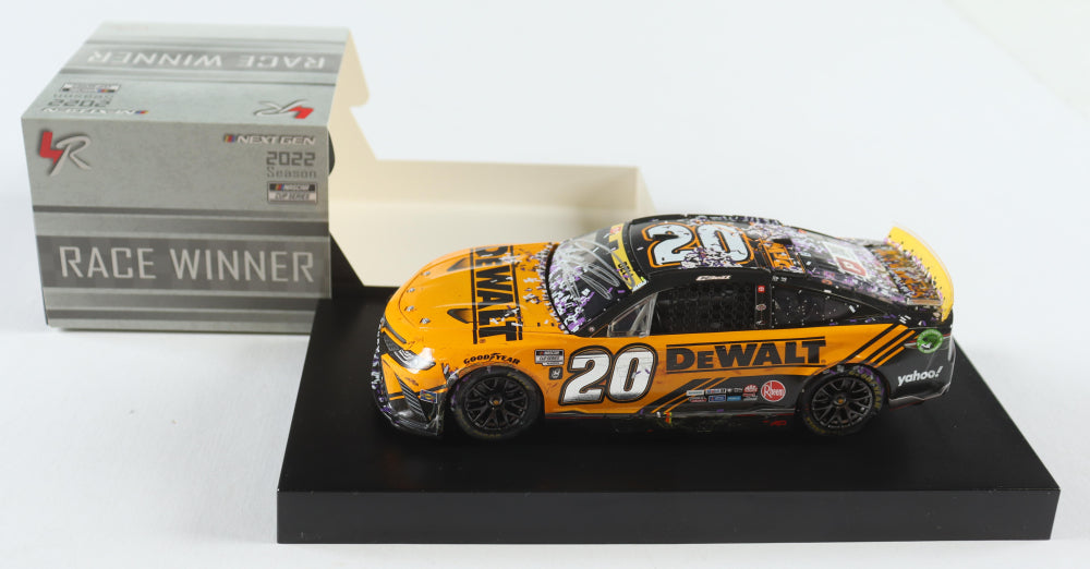 Christopher Bell Signed 2022 Martinsville Win | Raced Version | 1:24 Diecast Car (PA)