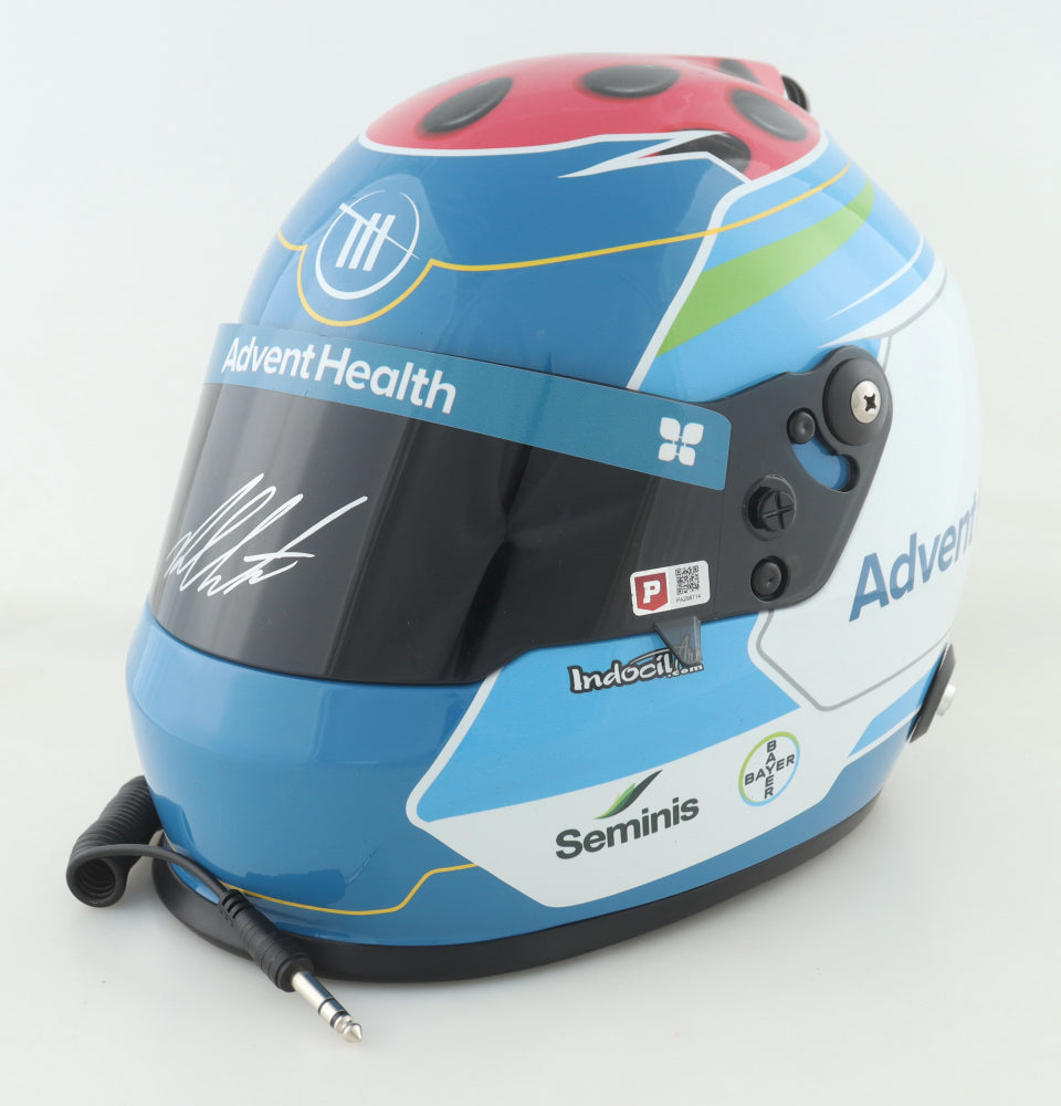 Ross Chastain Signed NASCAR #1 Advent Health Melon Man Brand Full-Size Helmet (PA)