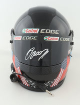 Brad Keselowski Signed NASCAR Castrol Edge Full-Size Helmet (PA)