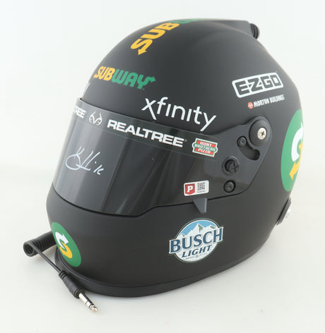 Kevin Harvick Signed NASCAR Full-Size Replica Helmet – Subway Design (COA)