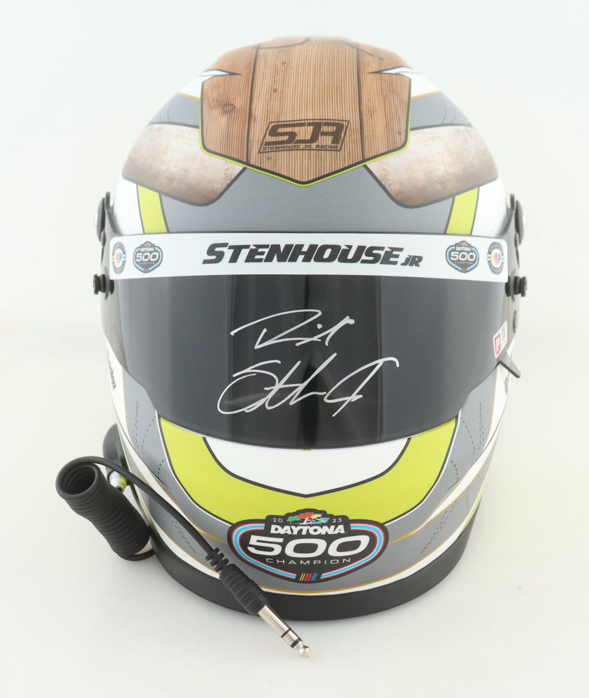 Ricky Stenhouse Jr. Autographed 2023 Daytona 500 Championship Full-Size Helmet (COA)