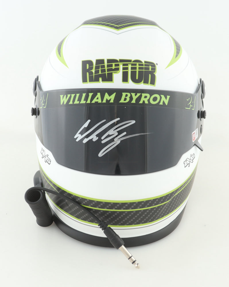 William Byron Signed #24 Raptor NASCAR Full-Size Helmet (COA)