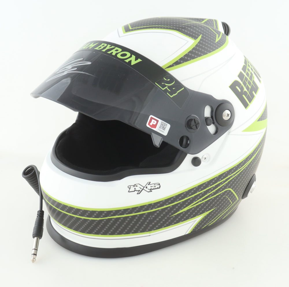 William Byron Signed #24 Raptor NASCAR Full-Size Helmet (COA)