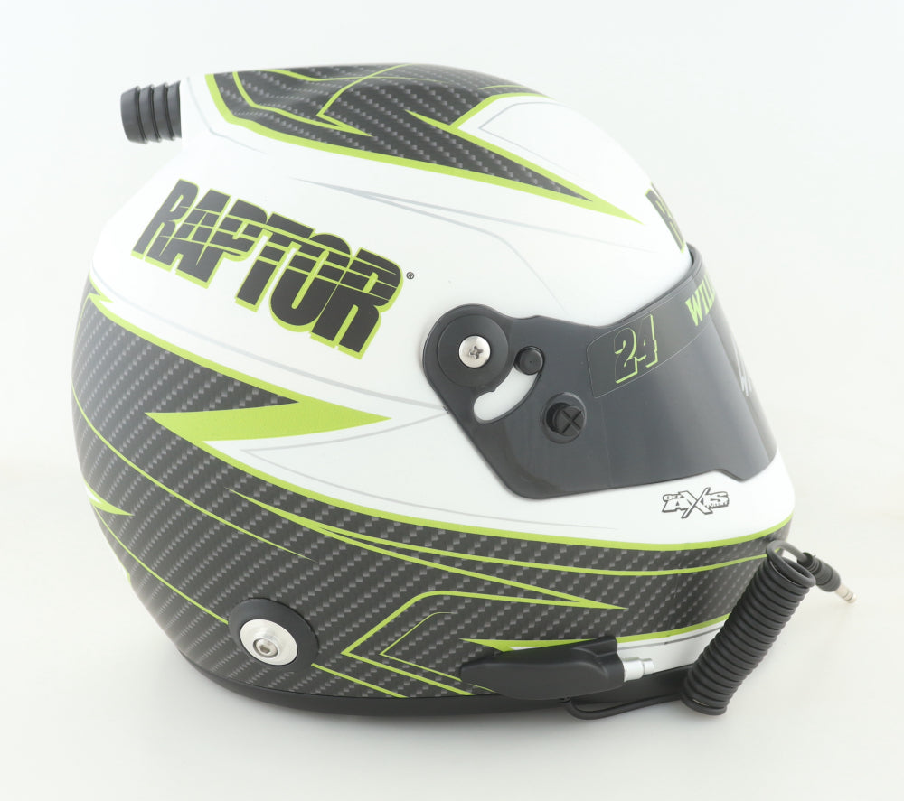 William Byron Signed #24 Raptor NASCAR Full-Size Helmet (COA)