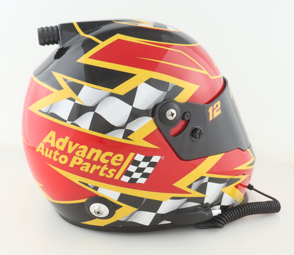 Ryan Blaney Autographed Full-Size NASCAR Helmet – Advance Auto Parts (COA)