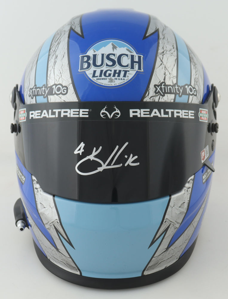 Kevin Harvick Signed  & Inscribed NASCAR Busch Light I 4Ever Full-Size Helmet (PA)