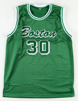 Sam Hauser Signed Jersey (Beckett)