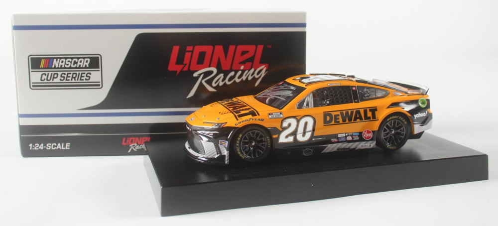 Exclusive | Christopher Bell Signed 2024 DeWalt 1:24 Diecast Car (Bell COA)