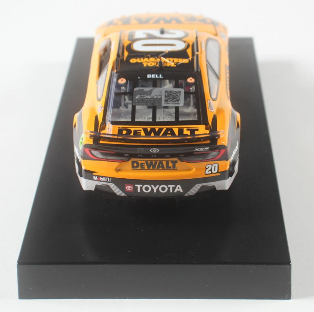 Exclusive | Christopher Bell Signed 2024 DeWalt 1:24 Diecast Car (Bell COA)