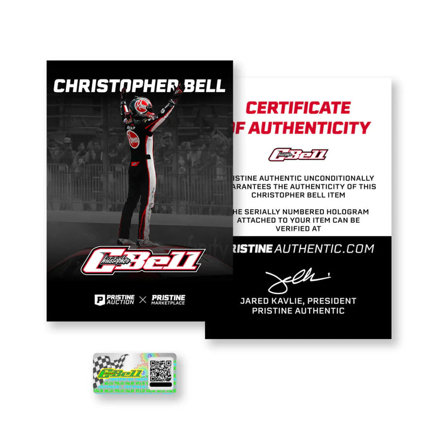 Exclusive | PRE-ORDER Christopher Bell Signed 2025 Dewalt COTA Win | Raced Version | 1:24 Diecast Car (PA)