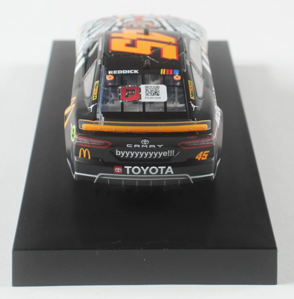 Tyler Reddick Signed 2023 #45 McDonald's Hamburglar 1:24 Diecast Car (PA)