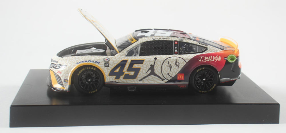 Tyler Reddick Signed 2023 #45 Jordan Brand J Balvin 1:24 Diecast Car (PA)