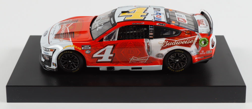 Kevin Harvick Signed LE 2023 NASCAR #4 Budweiser Mustang - 1:24 Diecast Car (PA)