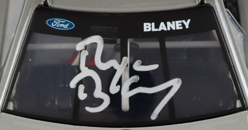 Ryan Blaney Signed LE 2025 NASCAR #12 BodyArmor Zero Sugar Mustang 1:24 Diecast Car (PA)