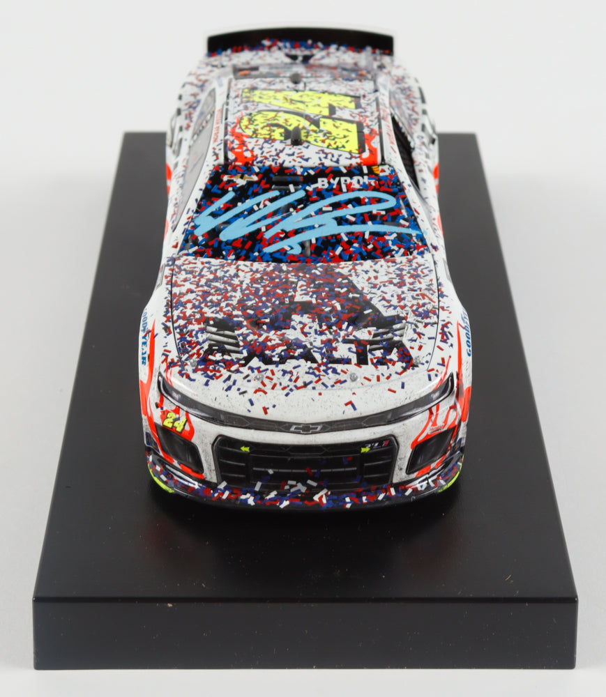 William Byron Signed 2024 #24 Daytona 500 Win | Raced Version | 1:24 Diecast Car (PA)