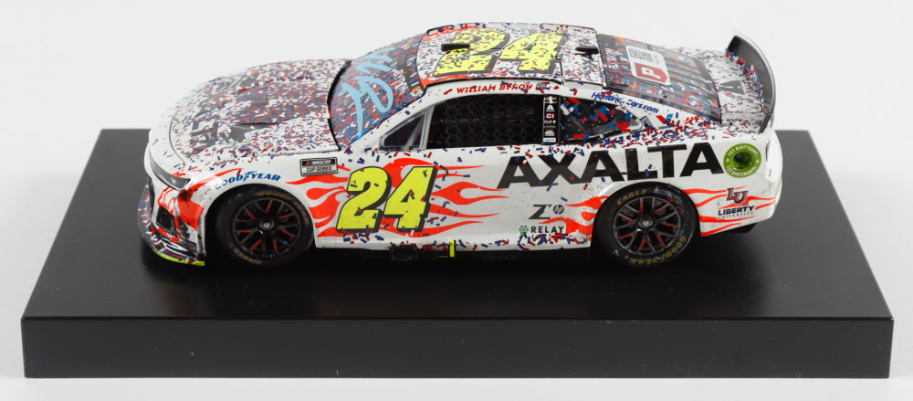William Byron Signed 2024 #24 Daytona 500 Win | Raced Version | 1:24 Diecast Car (PA)