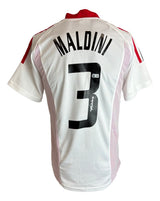 Paolo Maldini Signed AC Milan 2002/03 Adidas Soccer Jersey BAS