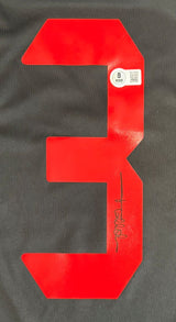 Paolo Maldini Signed AC Milan Black Adidas Soccer Jersey BAS