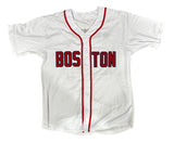 Manny Ramirez Boston Signed White Baseball Jersey Reverse The Curse BAS