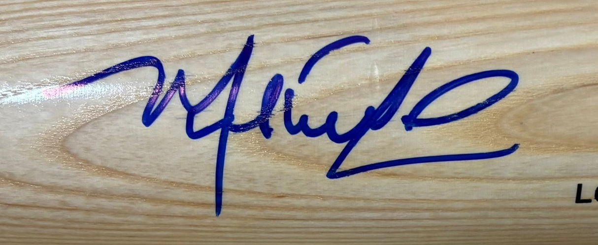 Manny Ramirez Boston Red Sox Signed Tan Louisville Slugger Bat BAS