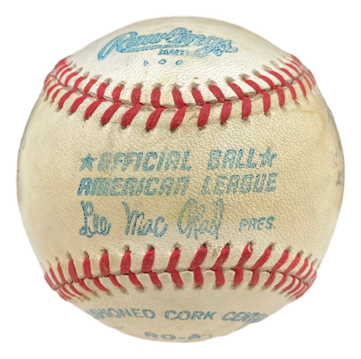 New York Yankees Greats Signed Official AL Baseball Mantle & More BAS AC61977 - Sports Integrity